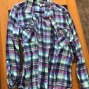 American eagle multicolored flannel